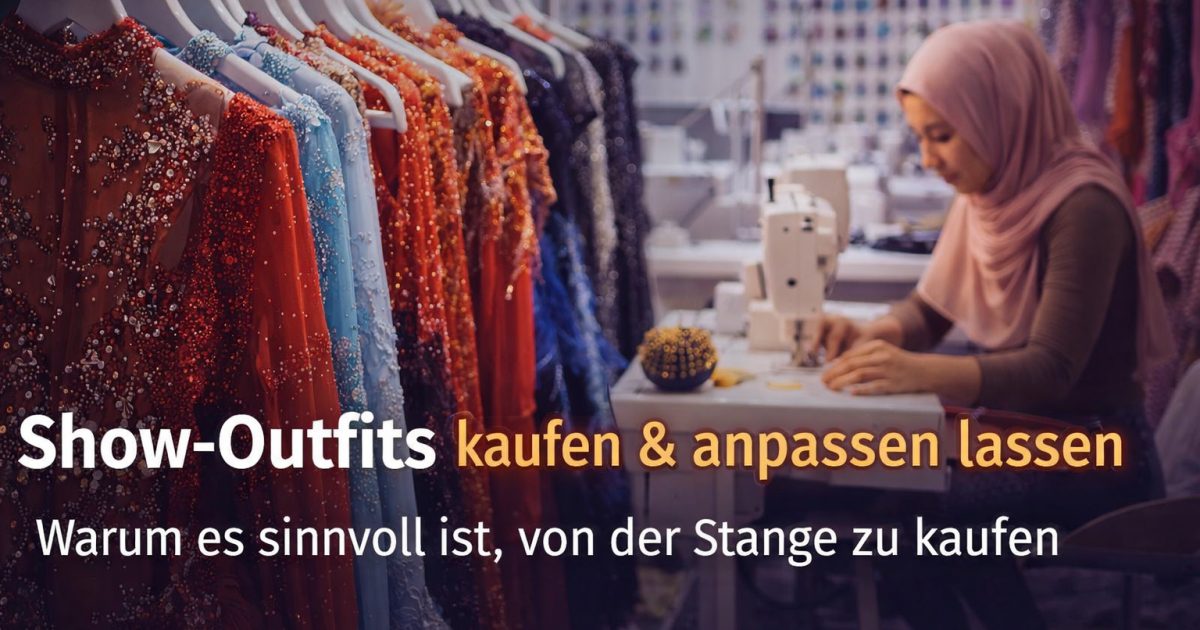 Warum es Sinn macht, Show-Outfits von der Stange zu kaufen – und professionell anpassen zu lassen